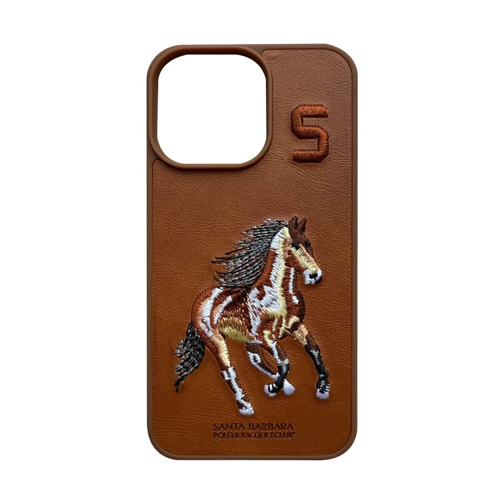 3D İşlemeli Desenli iPhone Kılıfı
