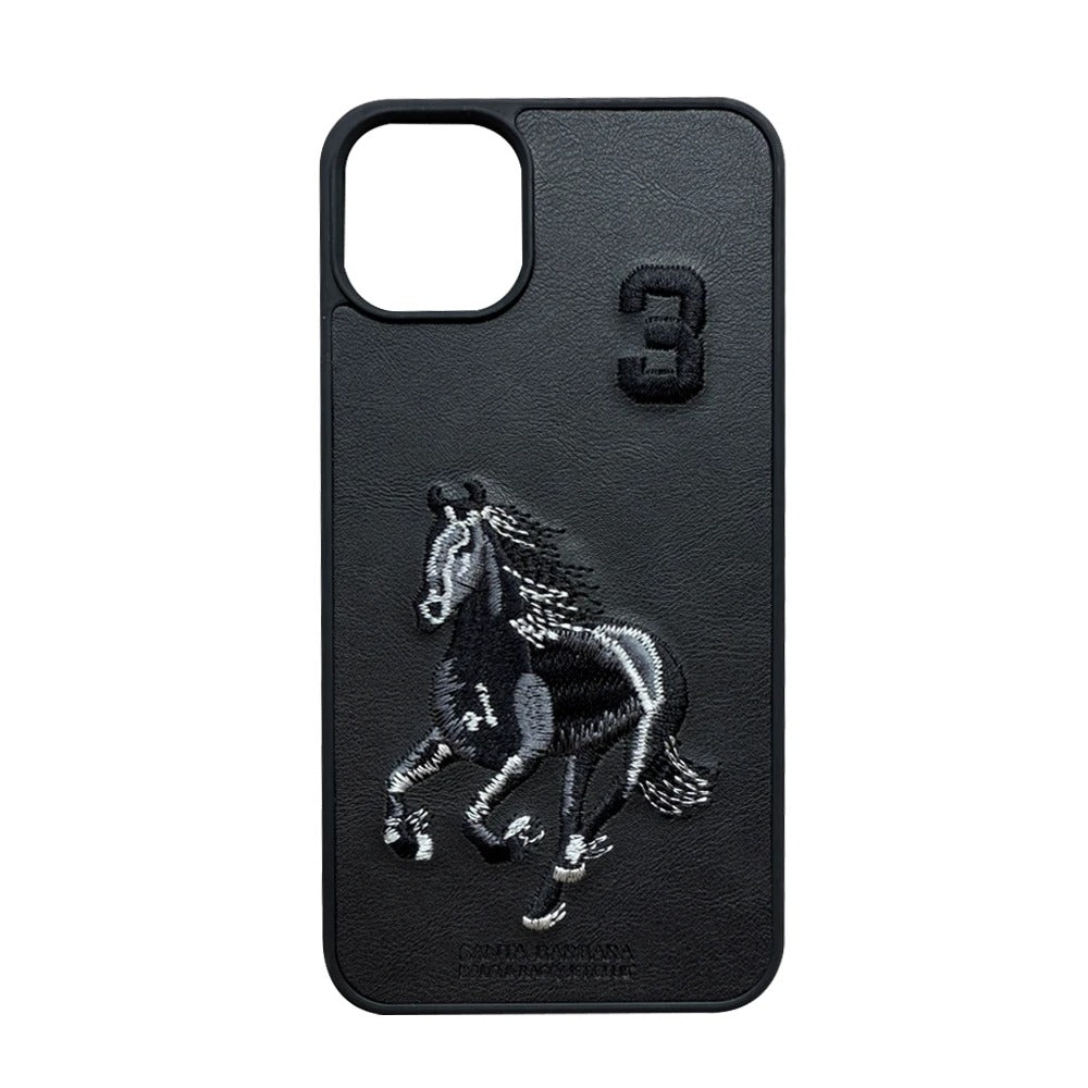 3D İşlemeli Desenli iPhone Kılıfı